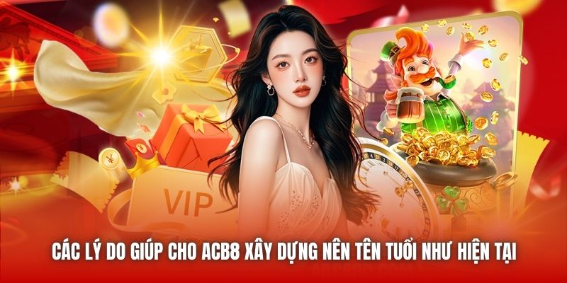 Các lý do giúp cho ACB8 xây dựng nên tên tuổi như hiện tại